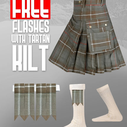 Valor Acrylic Utility Kilt | 16oz Mackenzie Weathered Tartan KIlt