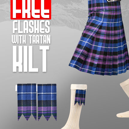 Kilt en acrylique | Kilt en tartan Royal Stewart 16oz