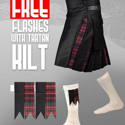 MacDonald Modern Kilt for Men - Traditional Style with Modern Functionality