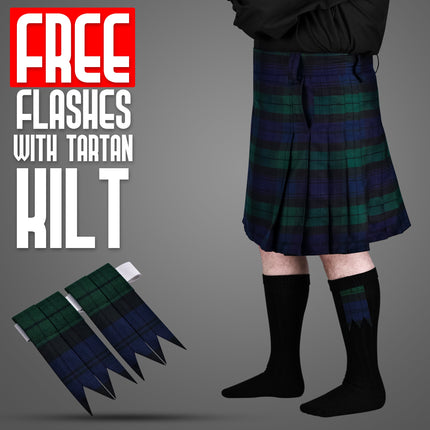Sports kilt For Men - Athletic Kilt P.V. 8 Yard | Velcro Closing