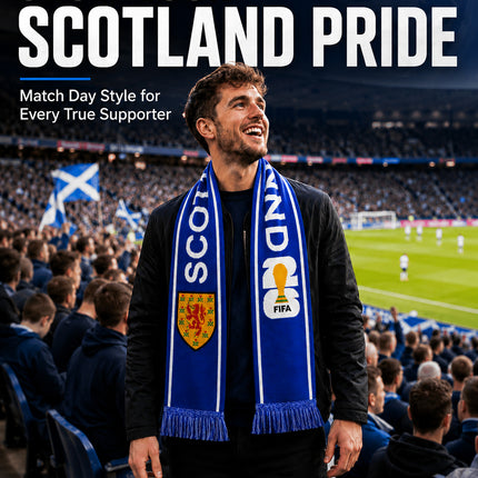 Scotland FIFA Fan Muffler - Thick Double Knit Supporter Scarf