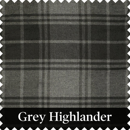 Highlander gris - Tartan