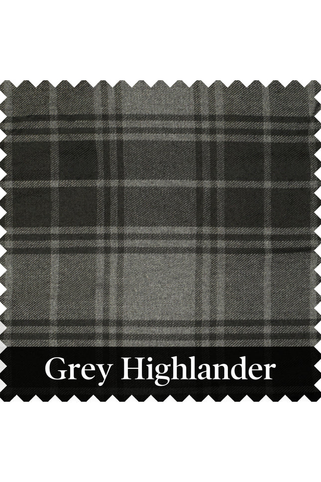Highlander gris - Tartan