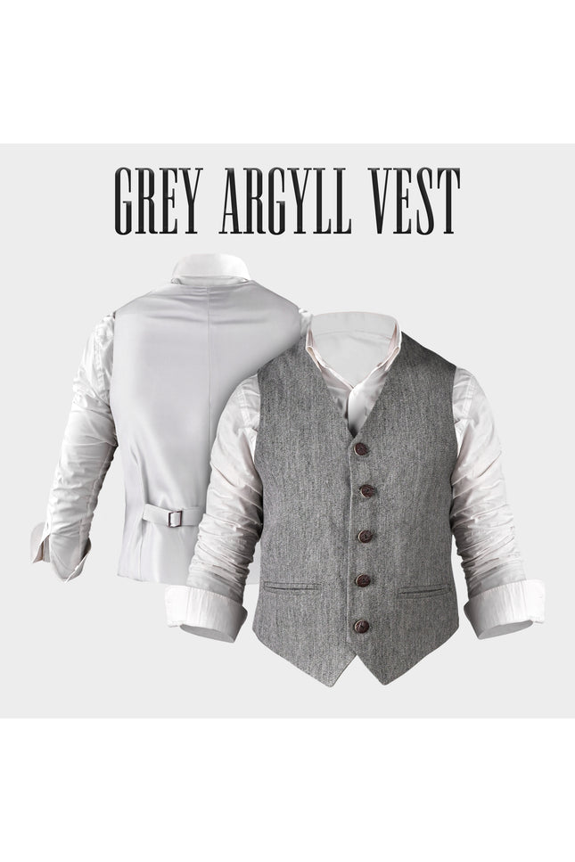 Grey Argyll Jacket & Vest
