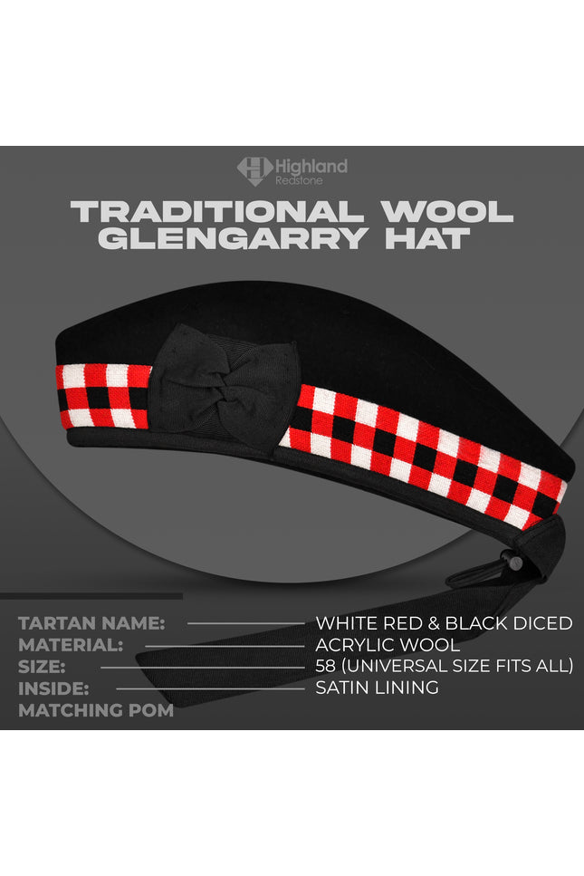 Glengarry Hat | Diced