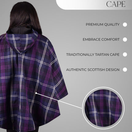 Women Tartan Cape - Heritage of Scotland