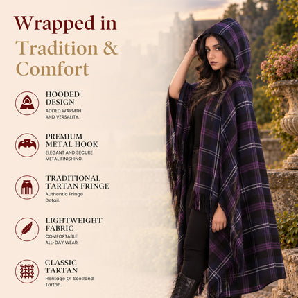 Cape écossaise pour femmes (Heritage Of Scotland)