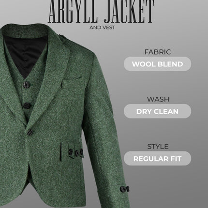 Green Argyll Jacket & Vest