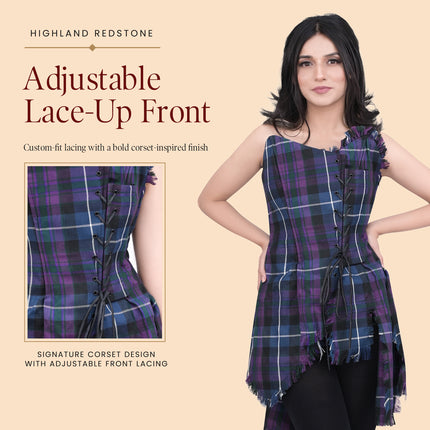 Corset Bella Tartan (Fierté de l'Écosse)