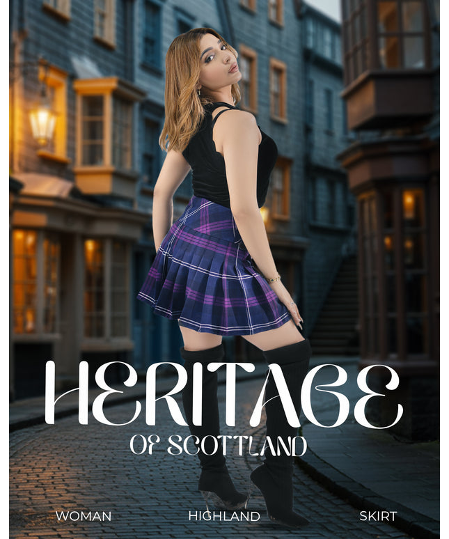 Women's Tartan Billie Skirt| Heritage of Scotland