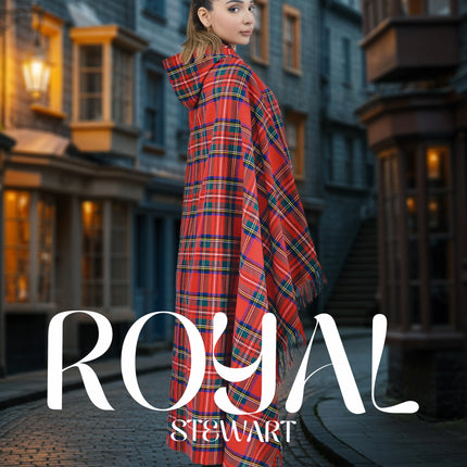 Women Tartan Cloak - Royal Stewart