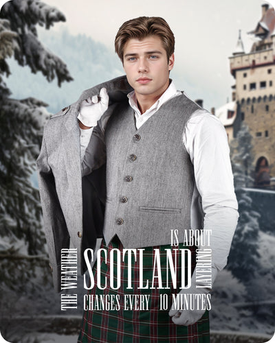 Grey Argyll Vest