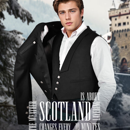 Black Sheriffmuir Jacket & Vest