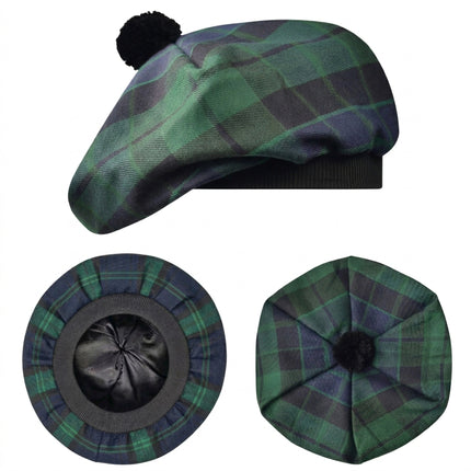 Tam O'Shanter Hat with Pompom | MacKay Modern Tartan