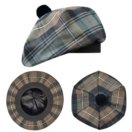 Tam O'Shanter Hat with Pompom | MacKenzie Weathered Tartan