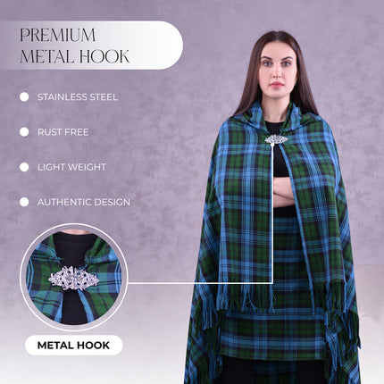 Women Tartan Cloak - Ancient Campbell