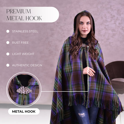Women Tartan Cloak - Isle of Skye