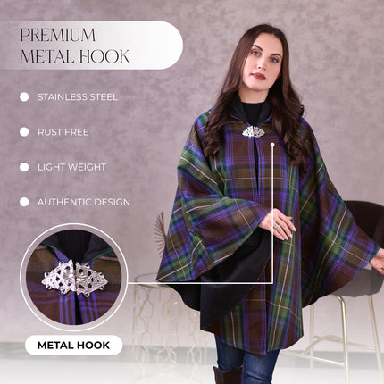 Women’s Cape in Isle of Skye Tartan