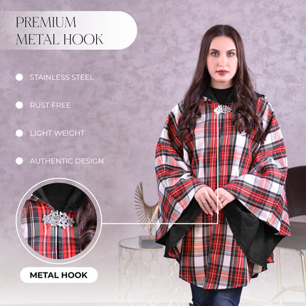 Women Tartan Cape - Dress Stewart