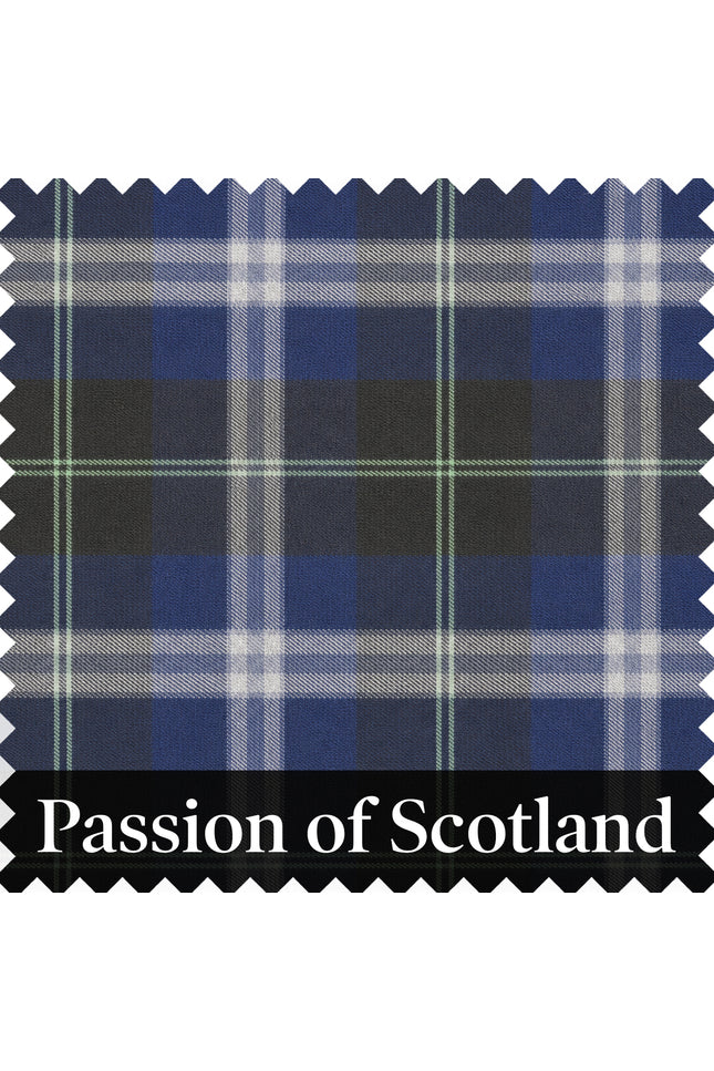 Passion de l'Écosse Bleu - Tartan