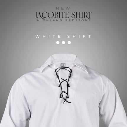 Highland White Kilt Shirt - Traditional Scottish Style