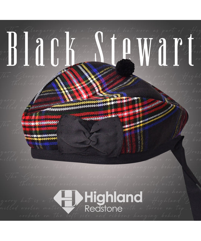 Black Stewart Glengarry