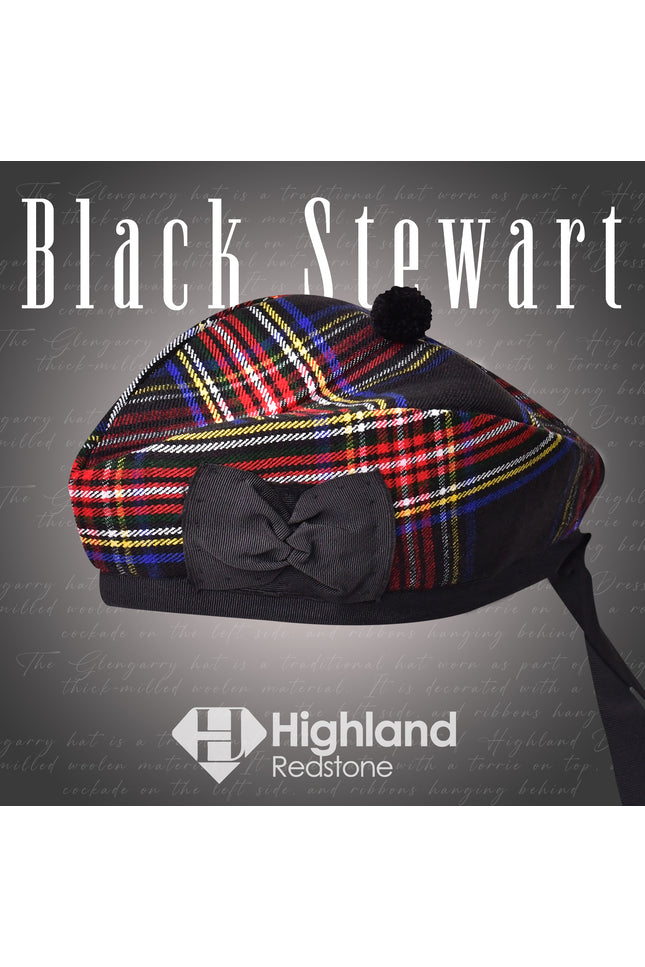 Black Stewart Glengarry