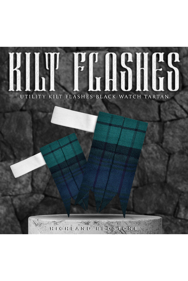 Tartan Kilt Flashes | Black Watch