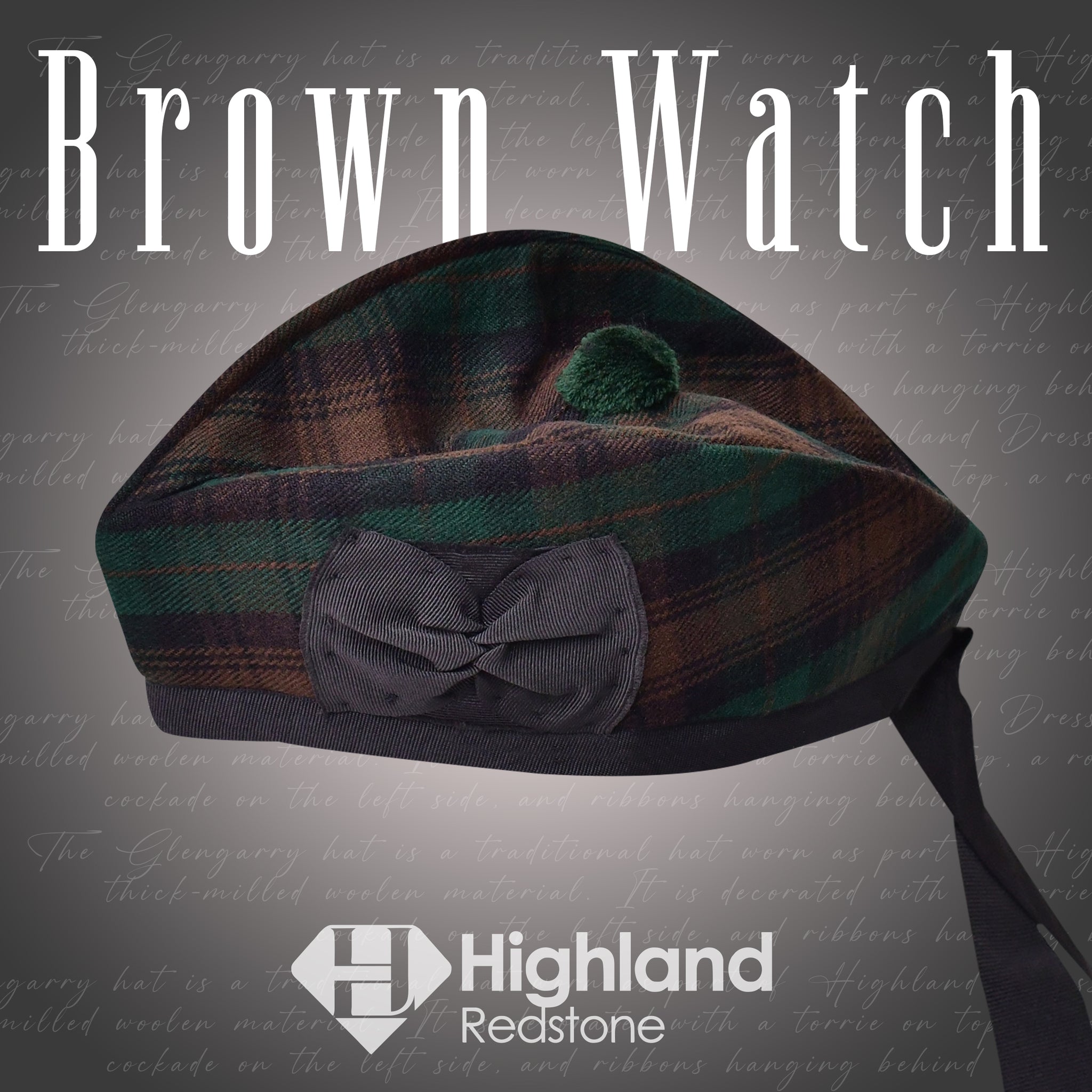 Brown Watch Glengarry