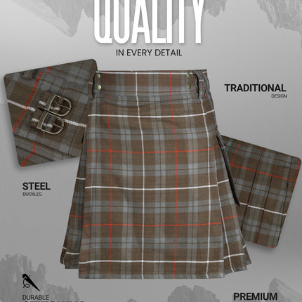 Valor Acrylic Utility Kilt | 16oz Fraser Weathered Tartan KIlt
