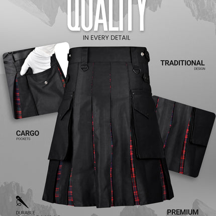 MacDonald Modern Kilt for Men - Traditional Style with Modern Functionality