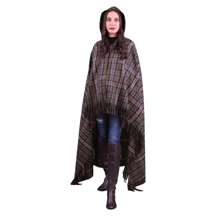 Women Tartan Cloak - Scottish Heritage Weathered