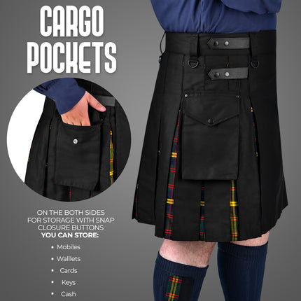 US Marine Corps - Leathernecks Hybrid Utility Kilt for Men  – Traditional Style with Modern Functionality