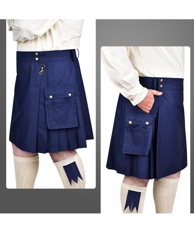 Phantom Modern Blue Utility Kilt