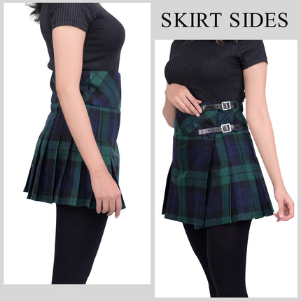 Women's Tartan Billie Skirt | Black Watch