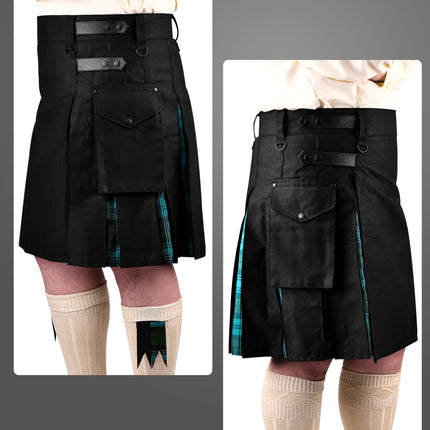 Ancient Campbell Hybrid Utility Kilt for Men  – Traditional Style with Modern Functionality