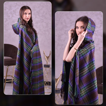 Women Tartan Cloak - Isle of Skye
