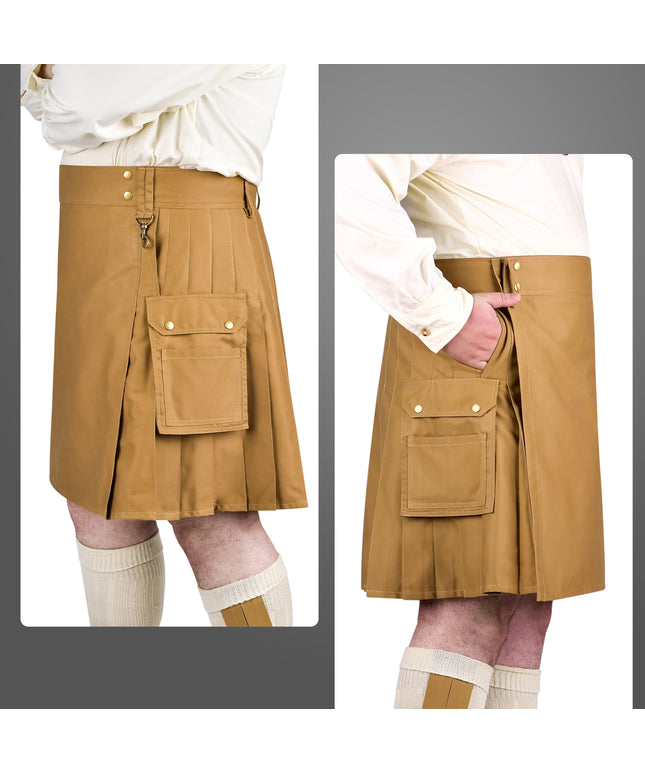 Phantom Modern Khaki Utility Kilt