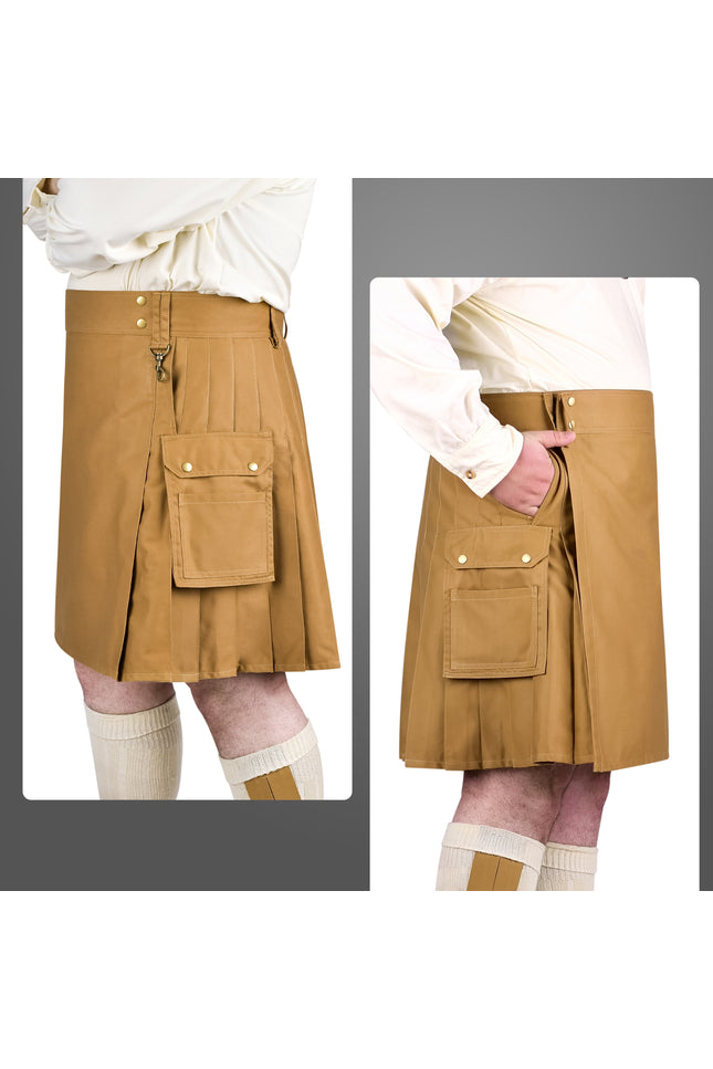 Phantom Modern Utility Kilt | Khaki