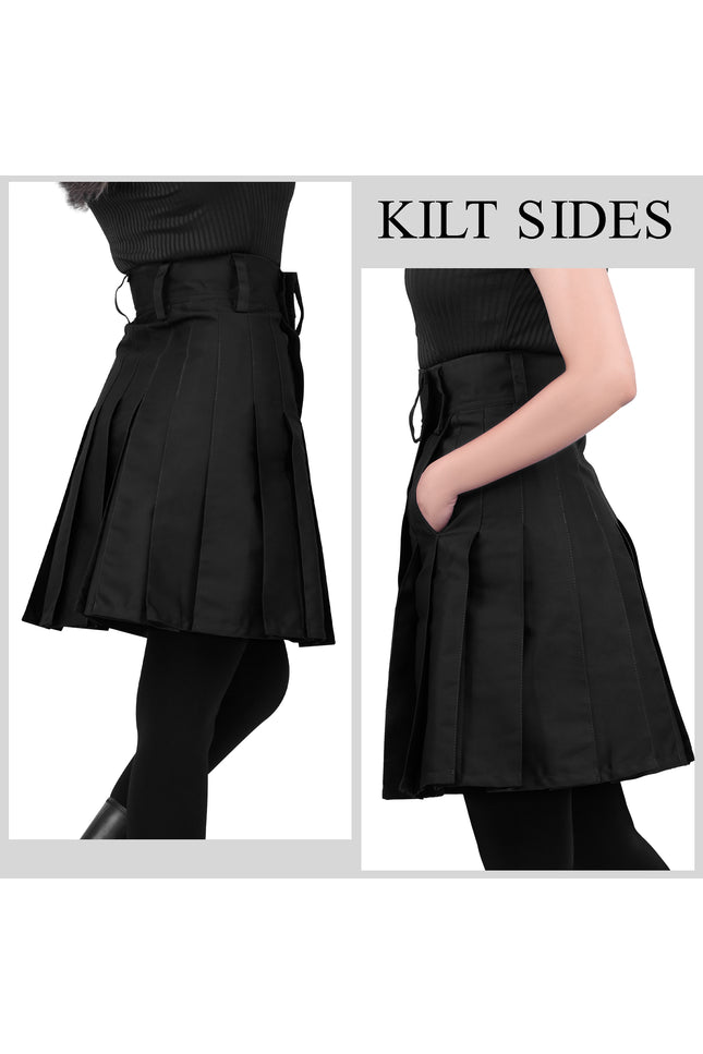Raven Women Kilt - Black
