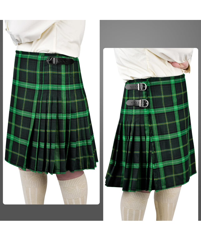 Kilt for Men I Celtic Tartan Kilt Polyviscose 8 Yard Traditional Men Kilt