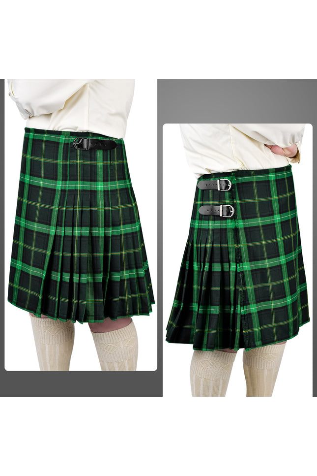 Kilt for Men I Celtic Tartan Kilt Polyviscose 8 Yard Traditional Men Kilt | Big & Tall