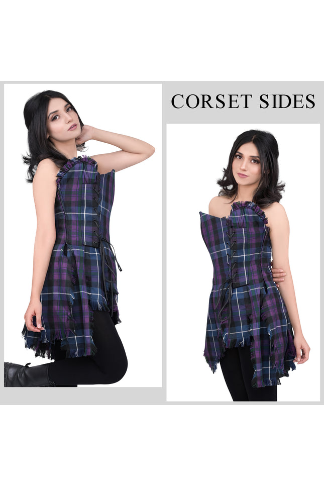 Bella Tartan Corset (Pride Of Scotland)