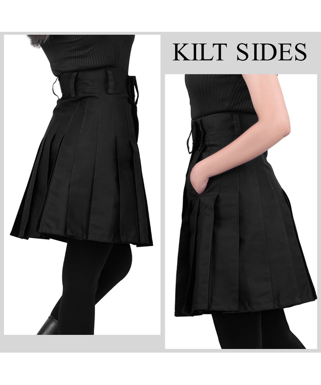 Raven Women Kilt - Black