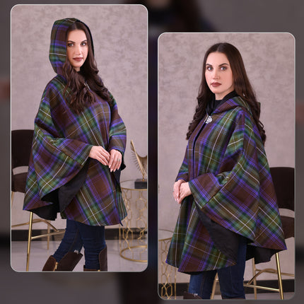 Women’s Cape in Isle of Skye Tartan