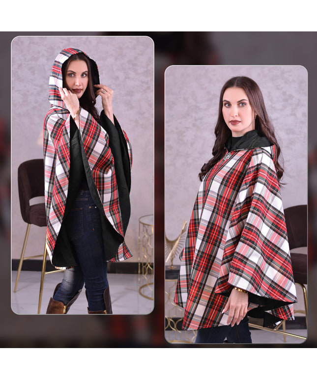Women Tartan Cape - Dress Stewart