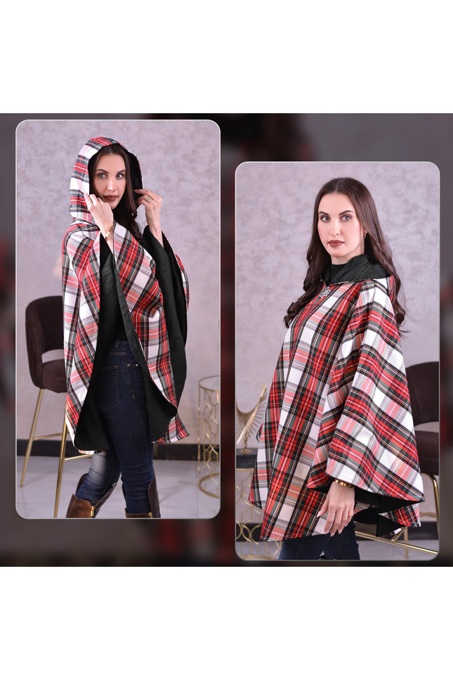 Women Tartan Cape - Dress Stewart