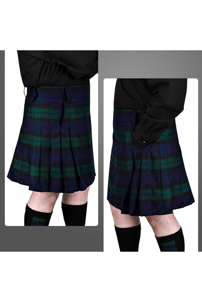 Sports kilt For Men - Athletic Kilt P.V. 8 Yard | Velcro Closing