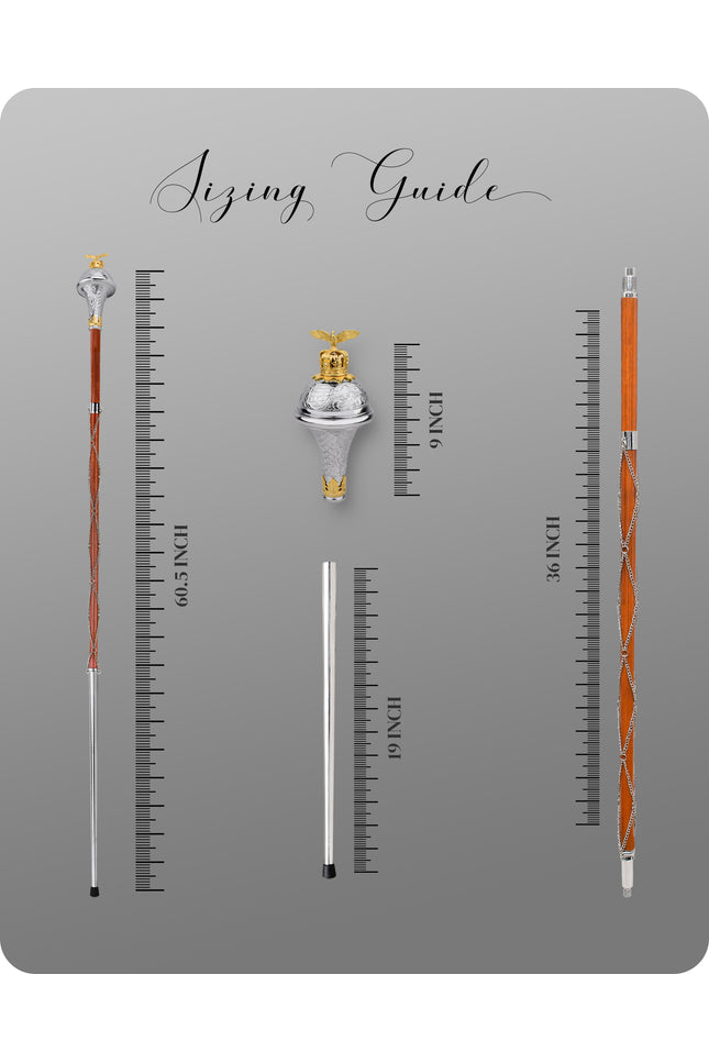 American Maces, Drum Major Maces (Eagle Head)