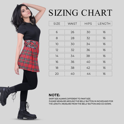 Women's Tartan Billie Skirt| Royal Stewart